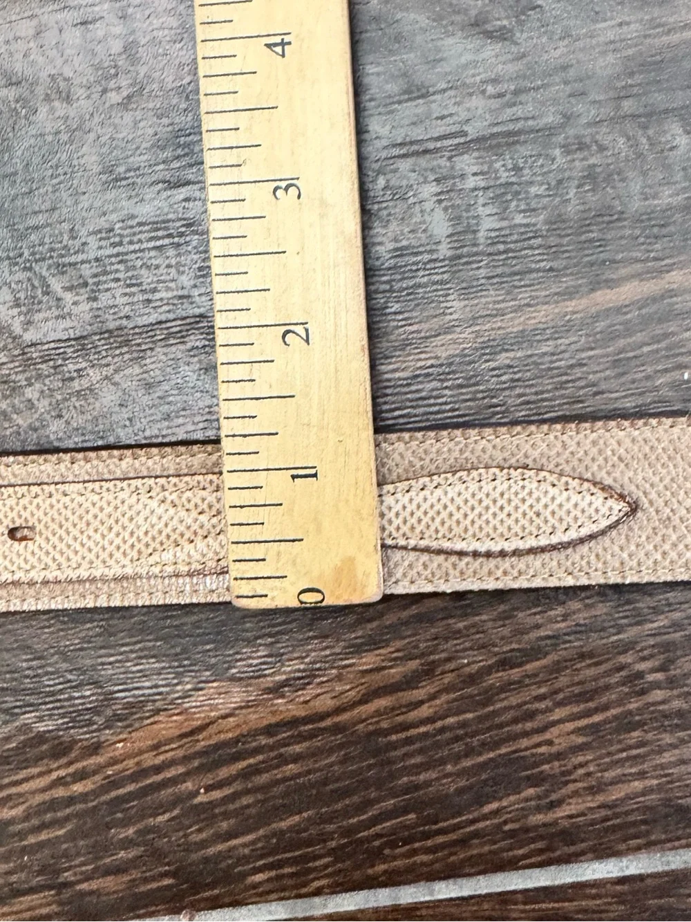 Vtg Justin Genuine Snake Leather Ranger Belt 3015A Sz 26 Rare Petite EUC